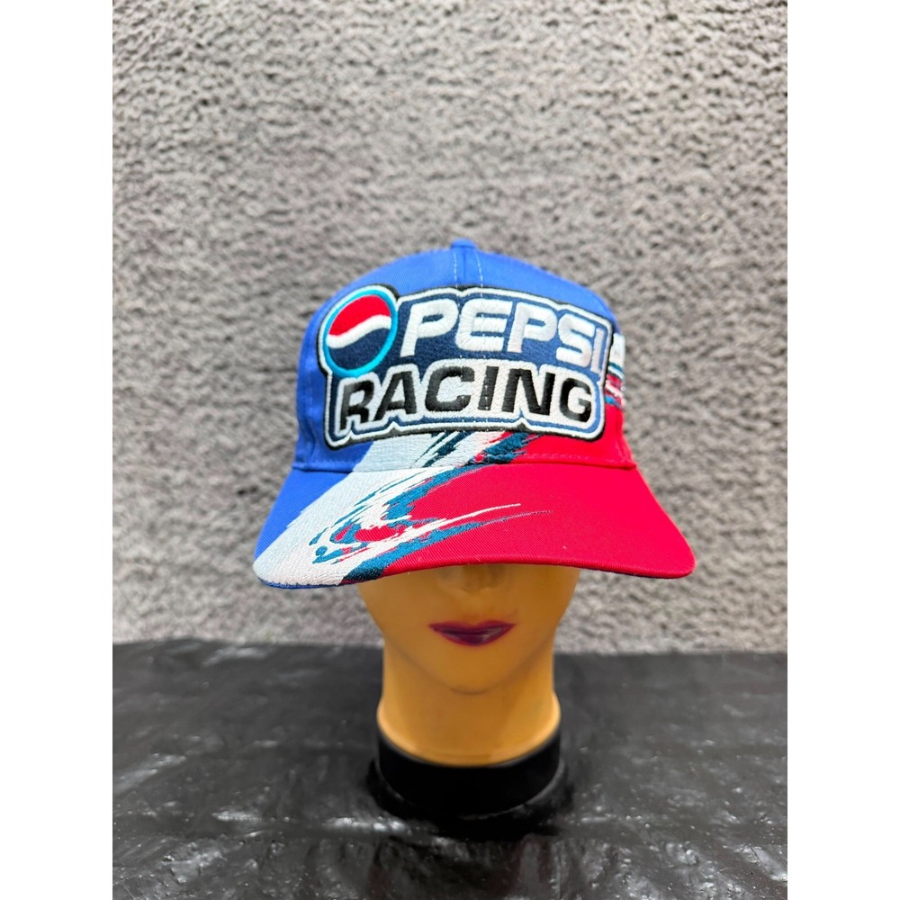 Vintage 1990s Chase Nascar Jeff Gordon #24 Pepsi Racing Snapback Hat NWOT